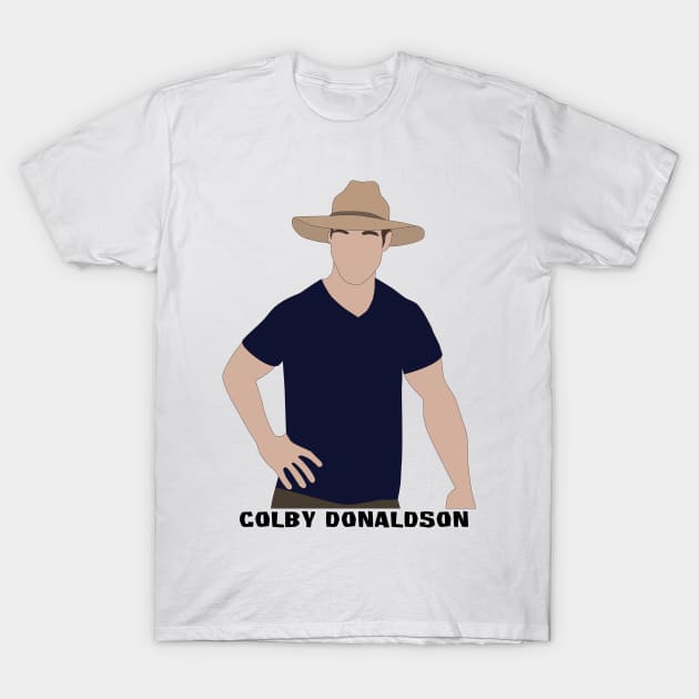 Colby Donaldson T-Shirt by katietedesco